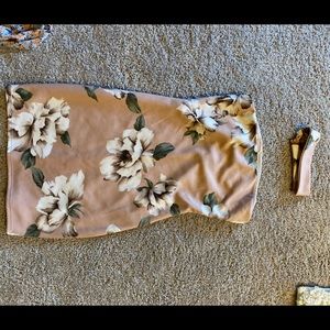 Cocktail dress w matching choker